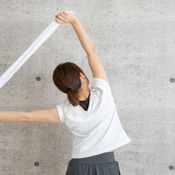 タオルがあれば誰でもも簡単にできる！タオルストレッチ！